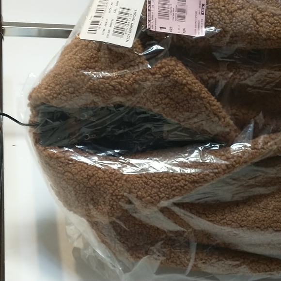 J Crew Teddy Sherpa Topcoat | brown | XS - Picture 4 of 11